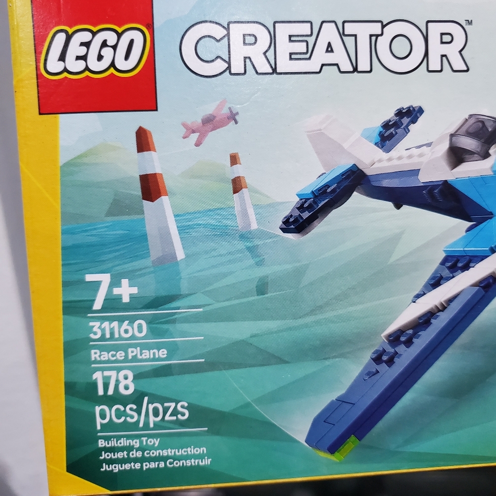 NIB LEGO #31160 Creator 3 in 1 Aircraft Race Plane Toy 178 Pieces - Picture 2 of 16